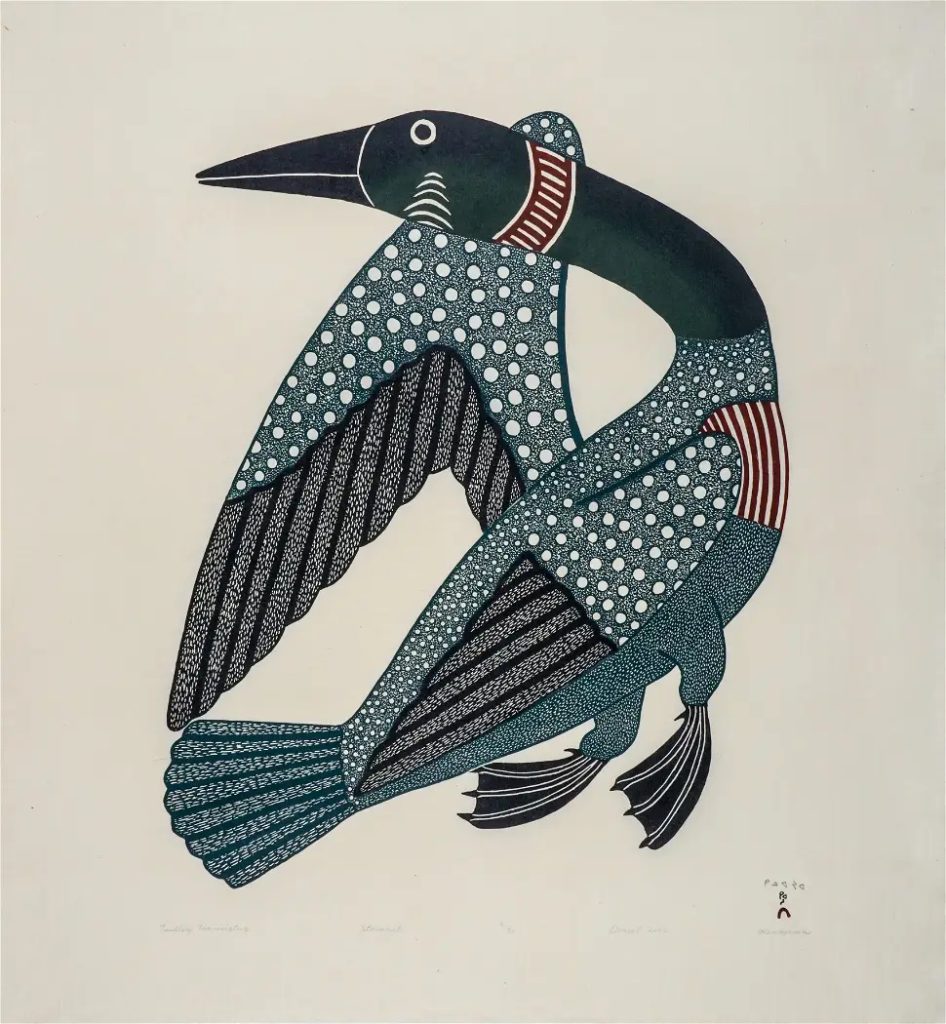 Loon artwork by Kenojuak Ashevak